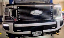 Load image into Gallery viewer, Pic of the Limitless C-Ring (DRL) and LED Fog Light Strobe/Warning/Emergency Light kit that fits 2020-2022 Ford Super Duty F250/F350 trucks