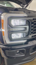 Load image into Gallery viewer, Pic of the Limitless LED Low Beam Headlight Strobe/Warning/Emergency Light kit that fits 2023-Present Ford Super Duty F250/F350 Alumiduty trucks
