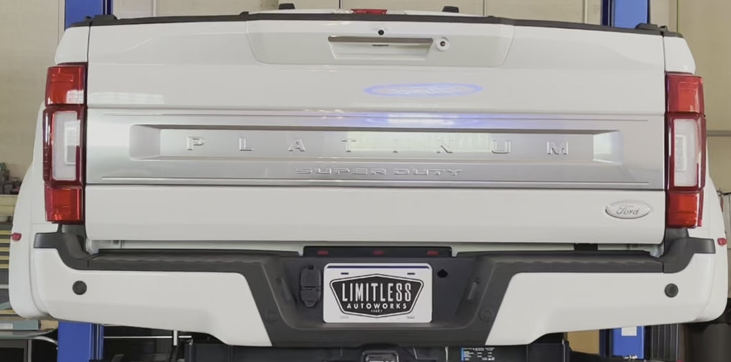 Video of the Limitless LED Taillight Running Strobe/Warning/Emergency Light kit that fits 2017-2019 Ford Super Duty F250/F350 trucks 