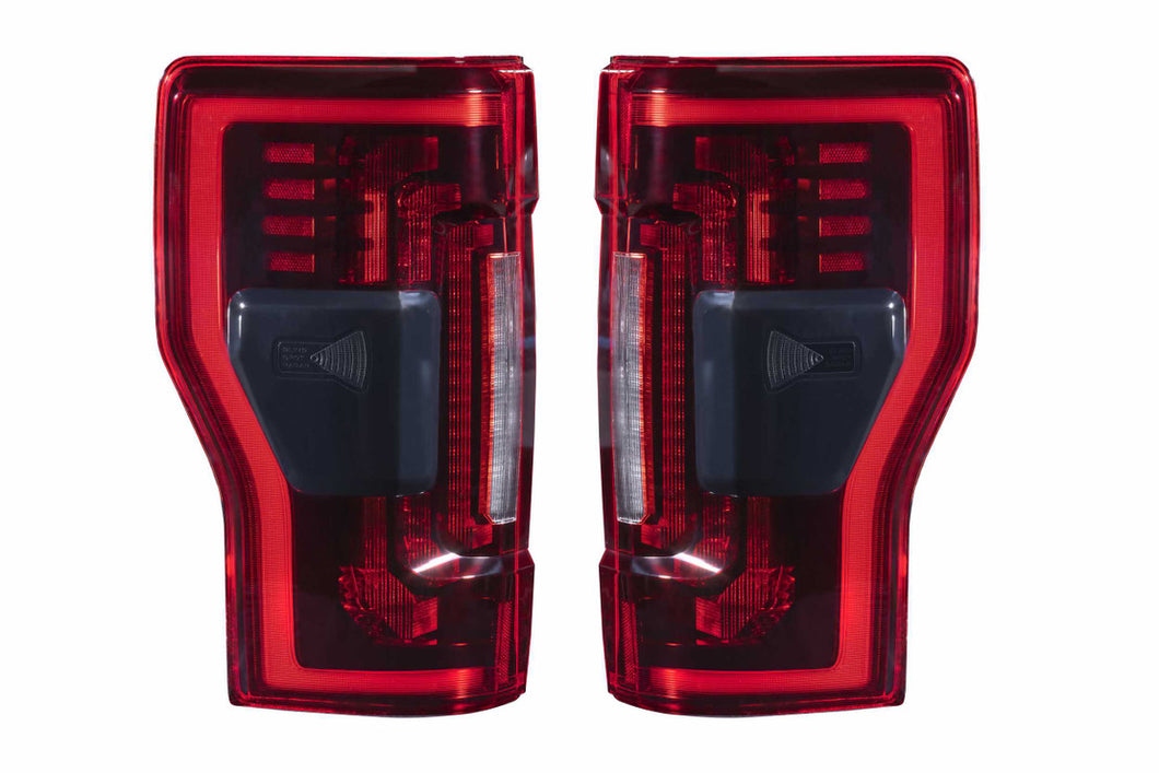 2017 - 2022 XB LED Super Duty Tail Lights Red