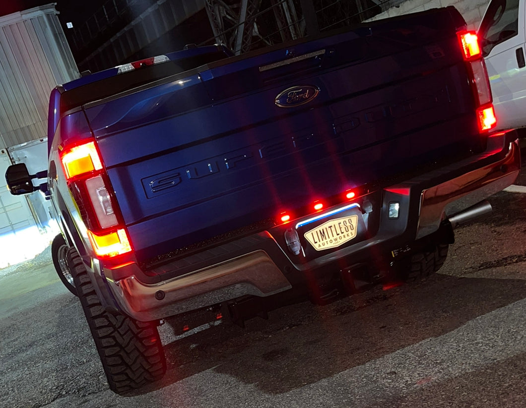 Dually Rear Bumber Dually Rear Bumper Running Light Plug & Play Harness 2017 - 2022 ...